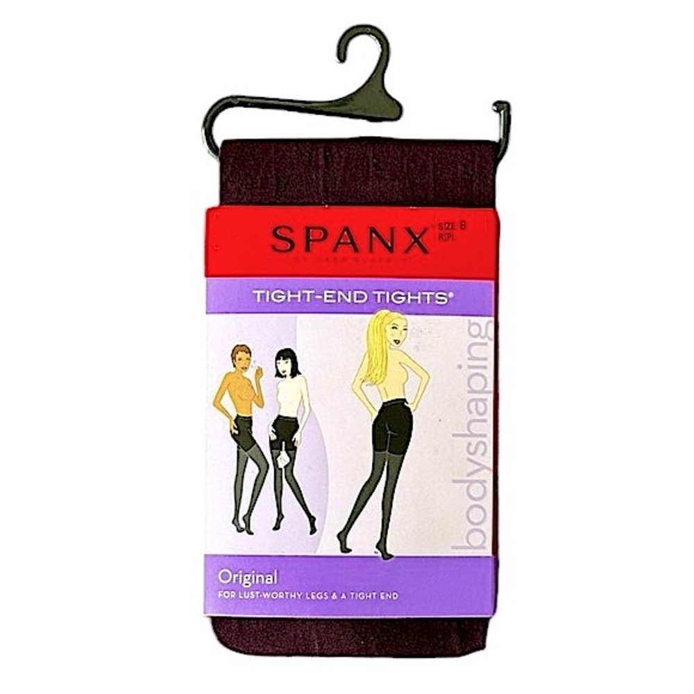NEW SPANX Original Tight-End Tights Control Stockings in Plum Purple Size‎ B